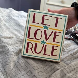 Inspirational Wall Art with Red and Yellow Accents